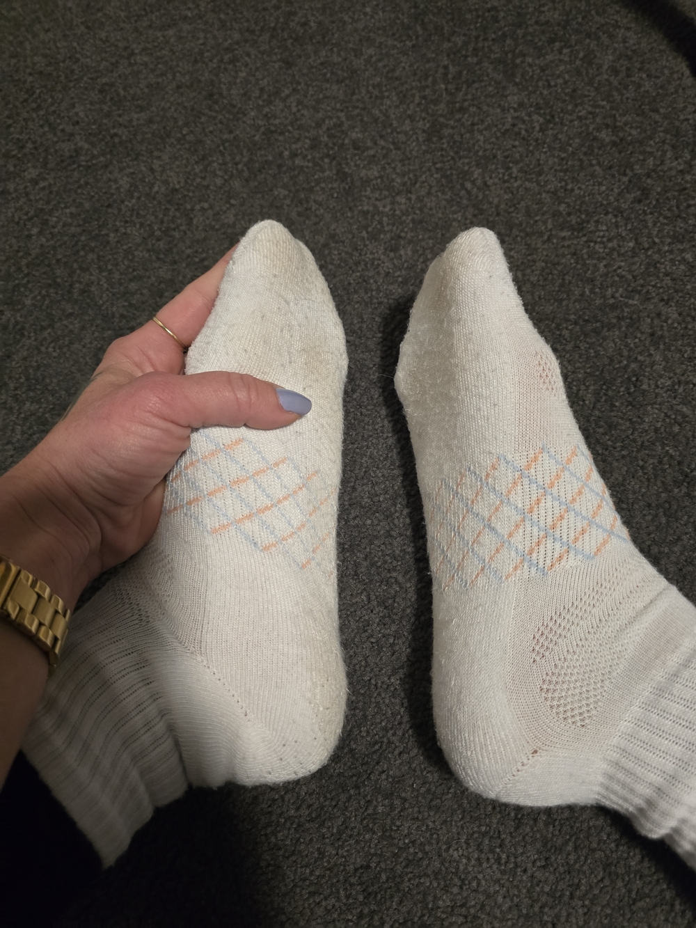 Worn Reebok Socks - Picture 3 of 4